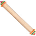 Wood Rolling Pin with Removable Thickness Ring